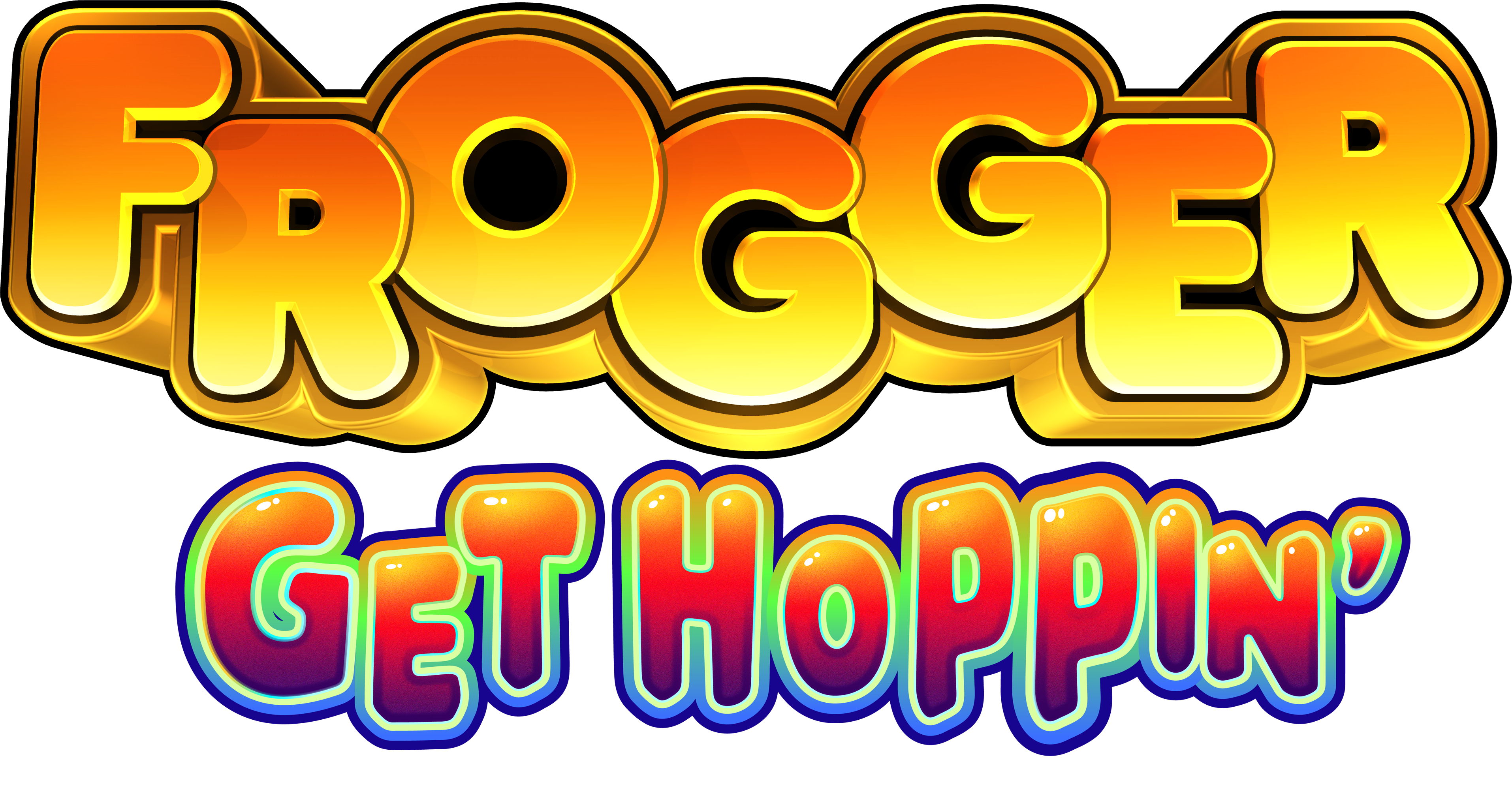 Frogger Get Hoppin Logo Frogger Get Hoppin Logo